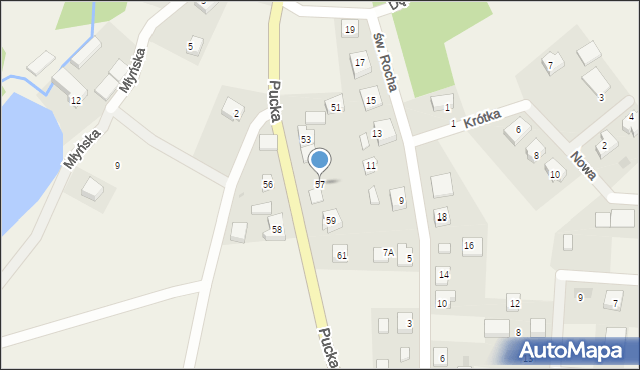 Smolno, Pucka, 57, mapa Smolno