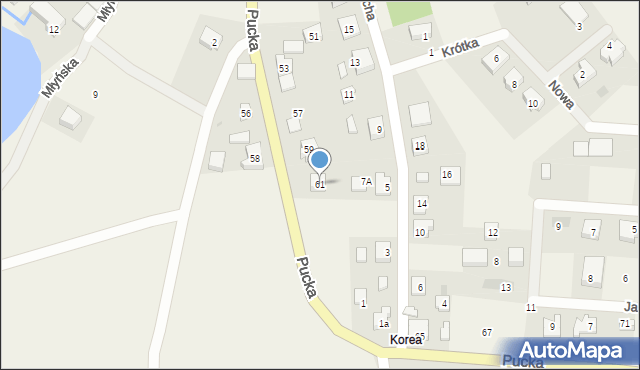 Smolno, Pucka, 61, mapa Smolno