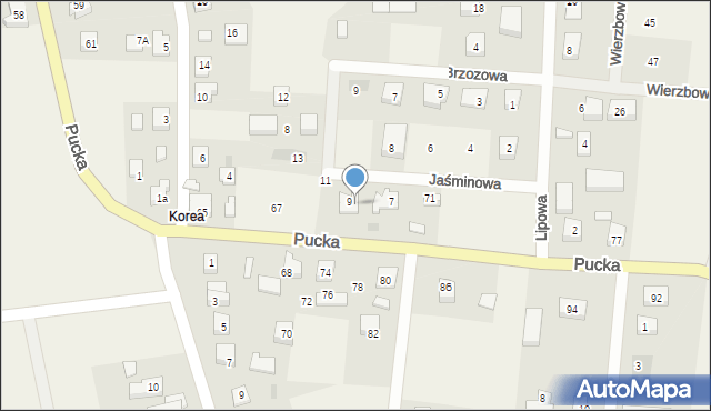 Smolno, Pucka, 69, mapa Smolno