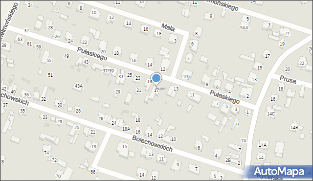 Sochaczew, Pułaskiego Kazimierza, gen., 17, mapa Sochaczew