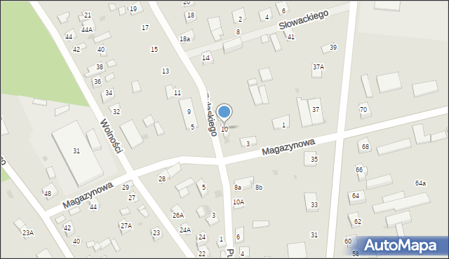 Sochocin, Pułaskiego, 10, mapa Sochocin