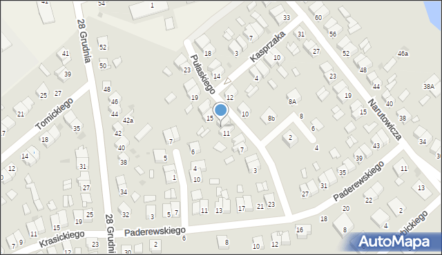 Stęszew, Pułaskiego Kazimierza, gen., 13, mapa Stęszew