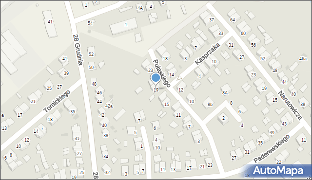 Stęszew, Pułaskiego Kazimierza, gen., 19, mapa Stęszew