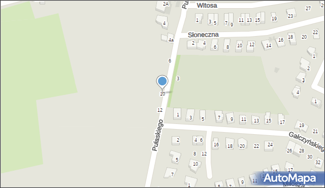 Strzelin, Pułaskiego Kazimierza, gen., 10, mapa Strzelin