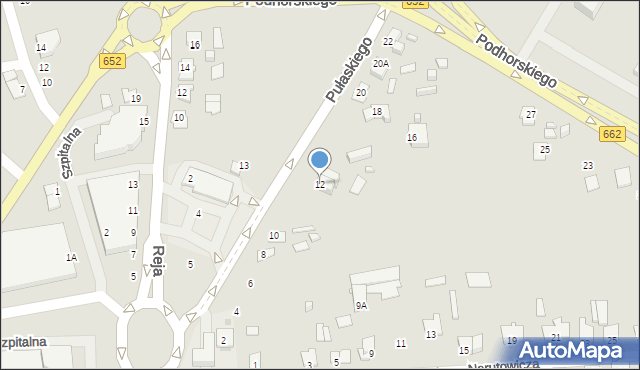 Suwałki, Pułaskiego Kazimierza, gen., 12, mapa Suwałk