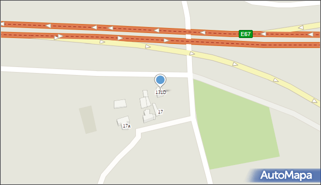 Suwałki, Pułaskiego Kazimierza, gen., 131D, mapa Suwałk