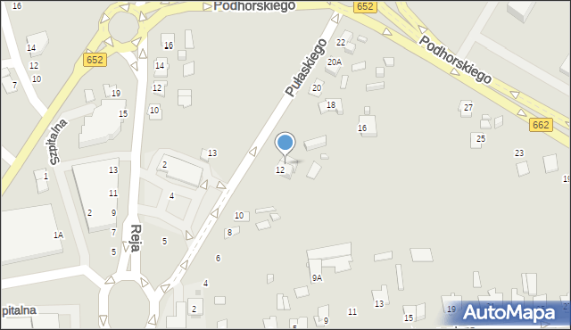 Suwałki, Pułaskiego Kazimierza, gen., 14, mapa Suwałk