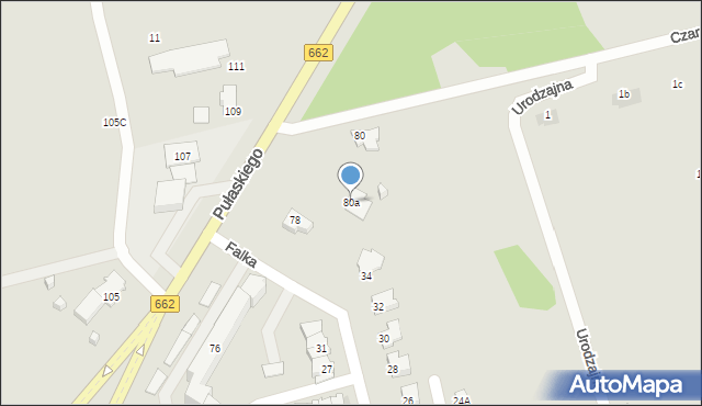 Suwałki, Pułaskiego Kazimierza, gen., 80a, mapa Suwałk