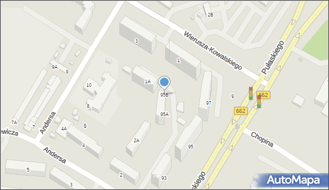 Suwałki, Pułaskiego Kazimierza, gen., 95B, mapa Suwałk