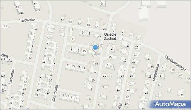 Szczecinek, Pułaskiego, 16, mapa Szczecinek