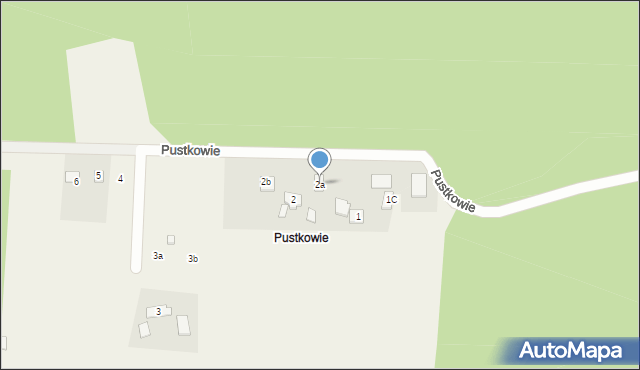 Tanina, Pustkowie, 2a, mapa Tanina