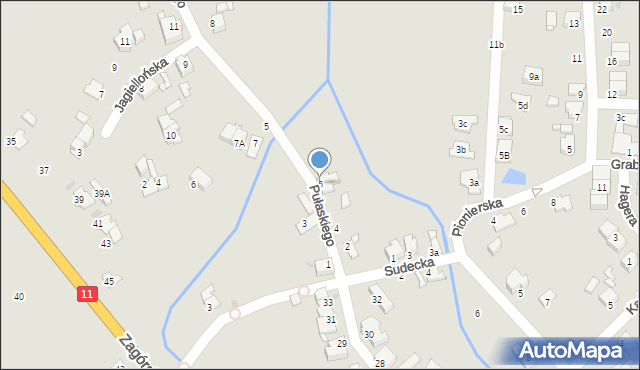 Tarnowskie Góry, Pułaskiego Kazimierza, gen., 6, mapa Tarnowskie Góry