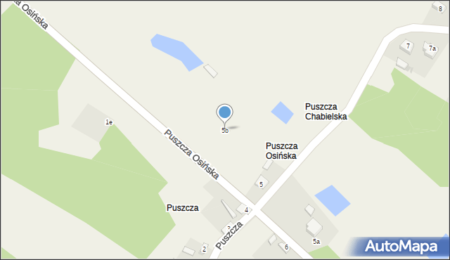 Tatar, Puszcza, 5b, mapa Tatar