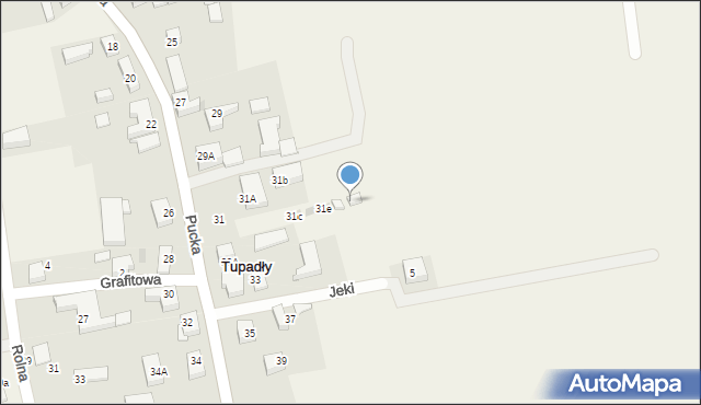 Tupadły, Pucka, 31g, mapa Tupadły