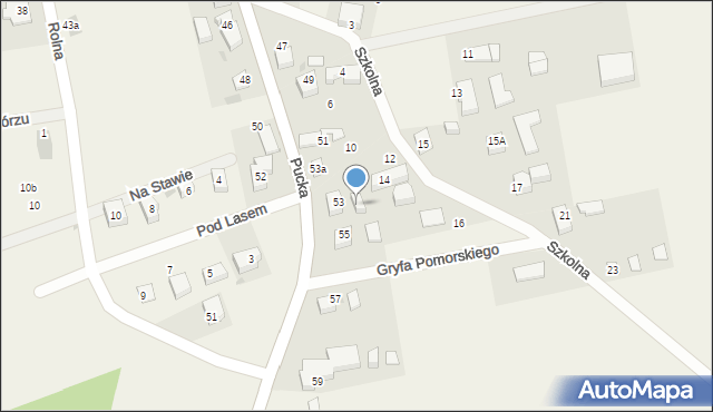 Tupadły, Pucka, 53b, mapa Tupadły