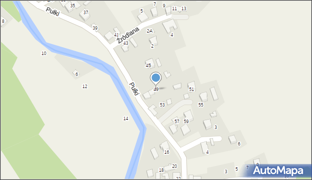 Ujsoły, Pułki Józefa, dziekana, 49, mapa Ujsoły