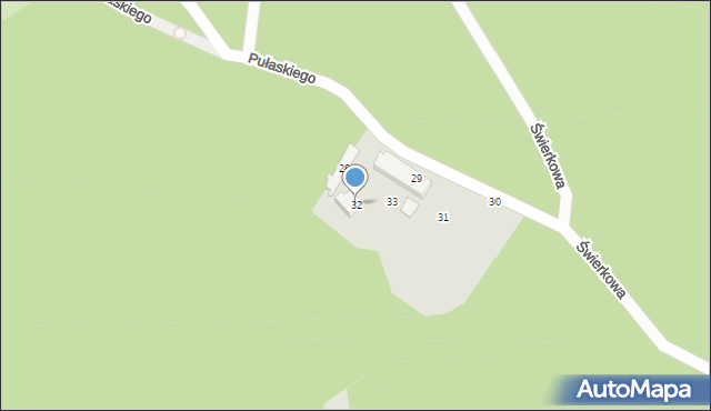 Wałbrzych, Pułaskiego Kazimierza, gen., 32, mapa Wałbrzycha