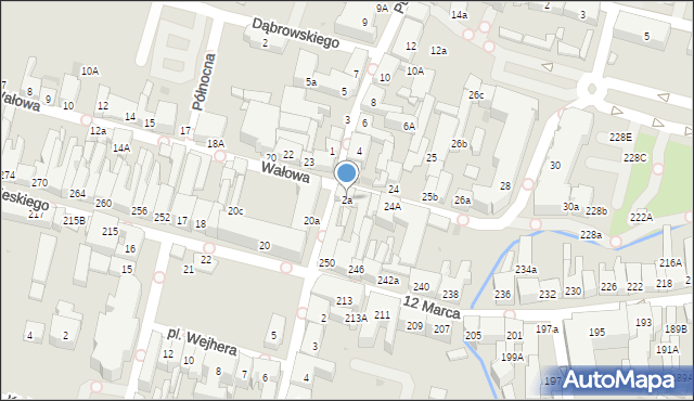 Wejherowo, Pucka, 2a, mapa Wejherowo