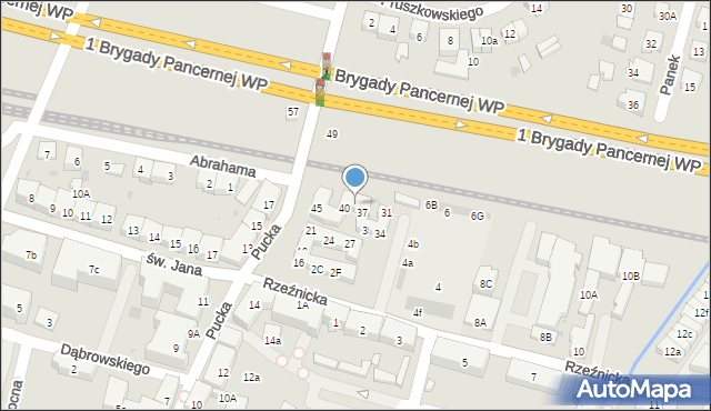 Wejherowo, Pucka, 38, mapa Wejherowo