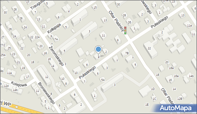 Wejherowo, Pułaskiego Kazimierza, gen., 4, mapa Wejherowo