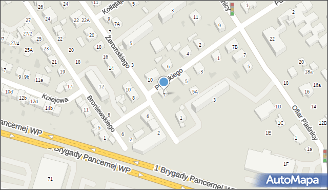 Wejherowo, Pułaskiego Kazimierza, gen., 7, mapa Wejherowo