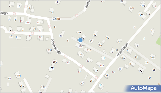 Wieliczka, Pułaskiego Kazimierza, gen., 11C, mapa Wieliczka