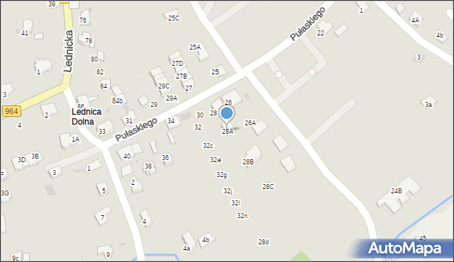 Wieliczka, Pułaskiego Kazimierza, gen., 28A, mapa Wieliczka