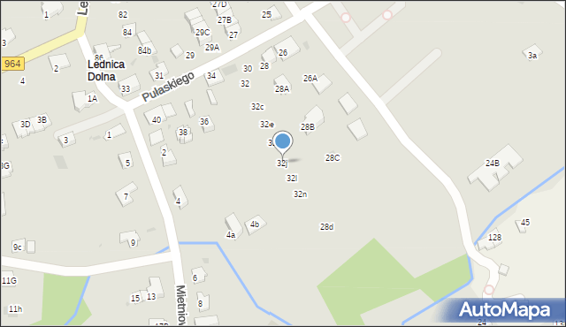 Wieliczka, Pułaskiego Kazimierza, gen., 32j, mapa Wieliczka