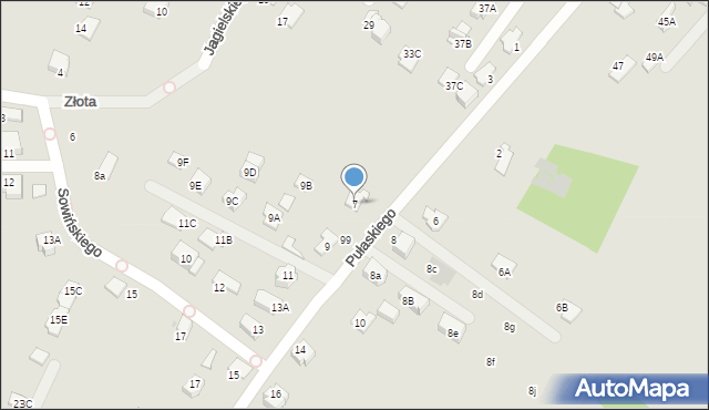 Wieliczka, Pułaskiego Kazimierza, gen., 7, mapa Wieliczka