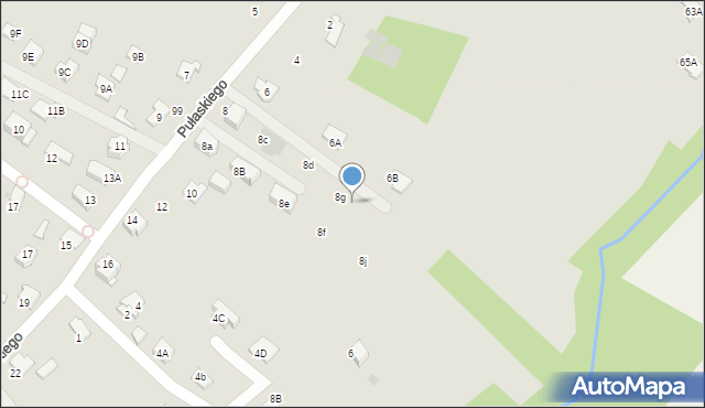 Wieliczka, Pułaskiego Kazimierza, gen., 8h, mapa Wieliczka