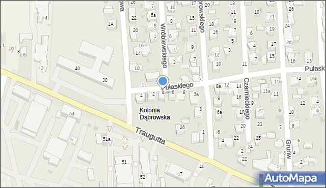 Wieluń, Pułaskiego Kazimierza, gen., 4, mapa Wieluń