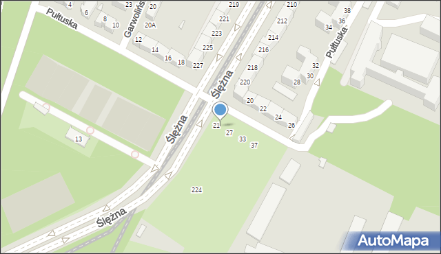 Wrocław, Pułtuska, 23, mapa Wrocławia