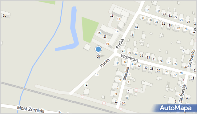 Wrocław, Pucka, 29, mapa Wrocławia