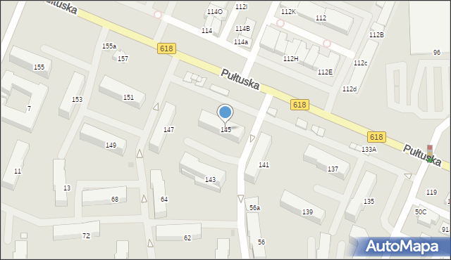 Wyszków, Pułtuska, 145, mapa Wyszków