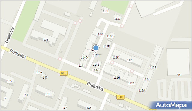 Wyszków, Pułtuska, 112l, mapa Wyszków