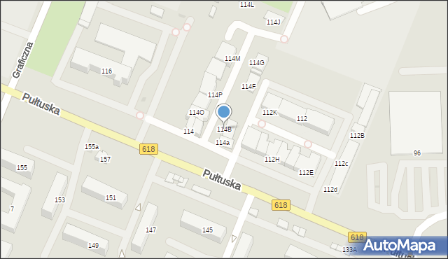 Wyszków, Pułtuska, 114B, mapa Wyszków