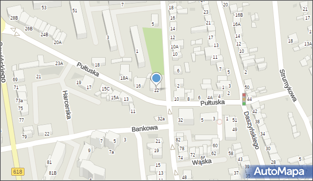 Wyszków, Pułtuska, 12, mapa Wyszków