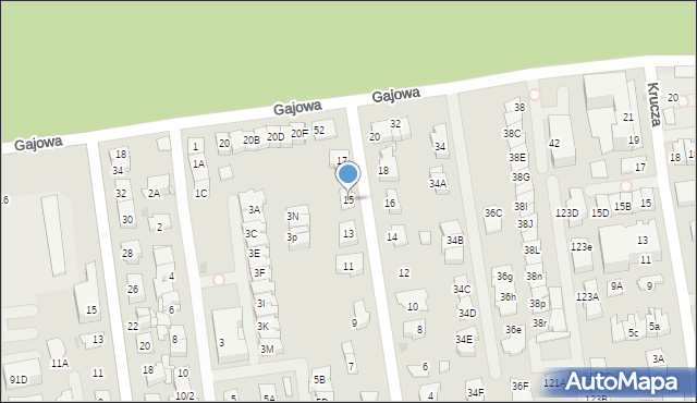 Ząbki, Pułaskiego Kazimierza, gen., 15, mapa Ząbki