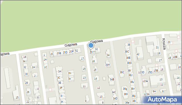 Ząbki, Pułaskiego Kazimierza, gen., 20, mapa Ząbki