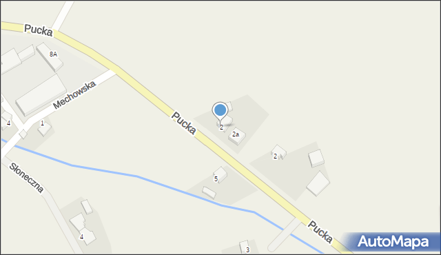 Zdrada, Pucka, 2b, mapa Zdrada