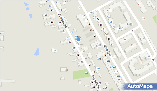 Zgierz, Pułaskiego Kazimierza, gen., 11, mapa Zgierz