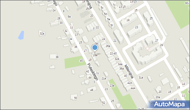 Zgierz, Pułaskiego Kazimierza, gen., 19a, mapa Zgierz