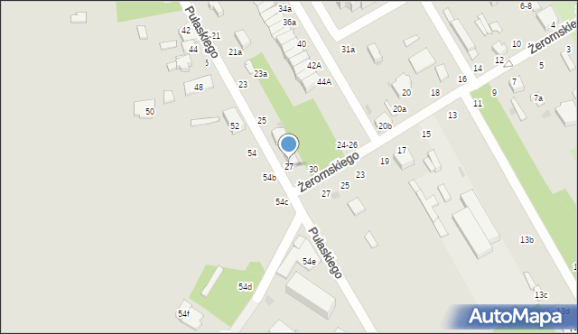 Zgierz, Pułaskiego Kazimierza, gen., 27, mapa Zgierz