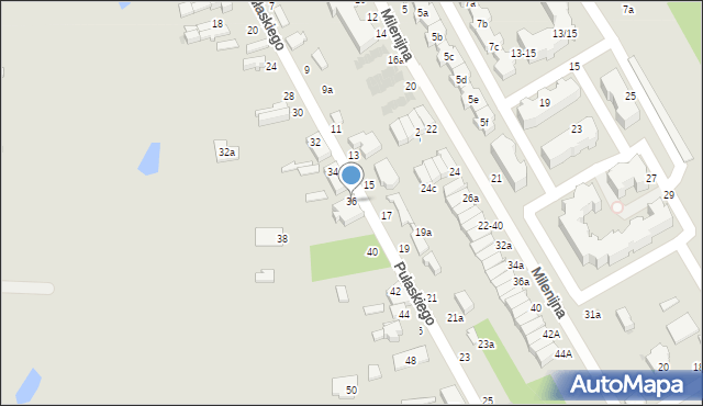 Zgierz, Pułaskiego Kazimierza, gen., 36, mapa Zgierz