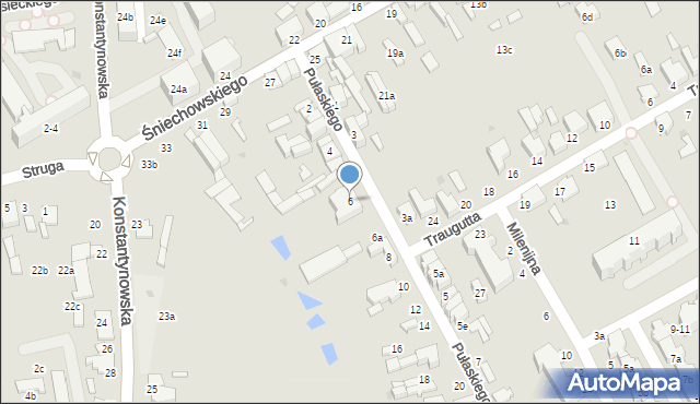 Zgierz, Pułaskiego Kazimierza, gen., 6, mapa Zgierz