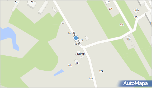 Zgierz, Pułaskiego Kazimierza, gen., 62, mapa Zgierz
