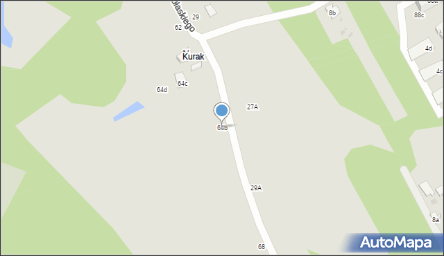 Zgierz, Pułaskiego Kazimierza, gen., 64b, mapa Zgierz