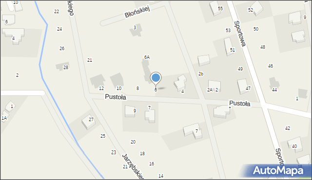 Zielonki-Wieś, Pustoła Władysława, 6, mapa Zielonki-Wieś