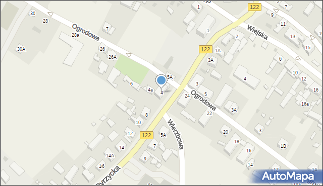 Dolice, Pyrzycka, 4, mapa Dolice