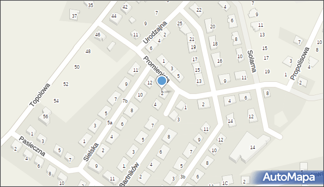 Kaźmierz, Pyłkowa, 2, mapa Kaźmierz